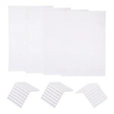 Miniature Roof Tiles PVC for Model Building White Pack of 4,1:50