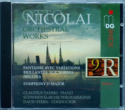 Otto Nicolai Orchestral Works Symphony Südwestfälische Philharmonie Tanski MDG