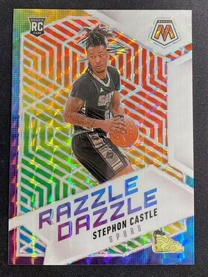 2024-25 Panini Mosaic Stephon Castle RC Rookie #13 Razzle Dazzle