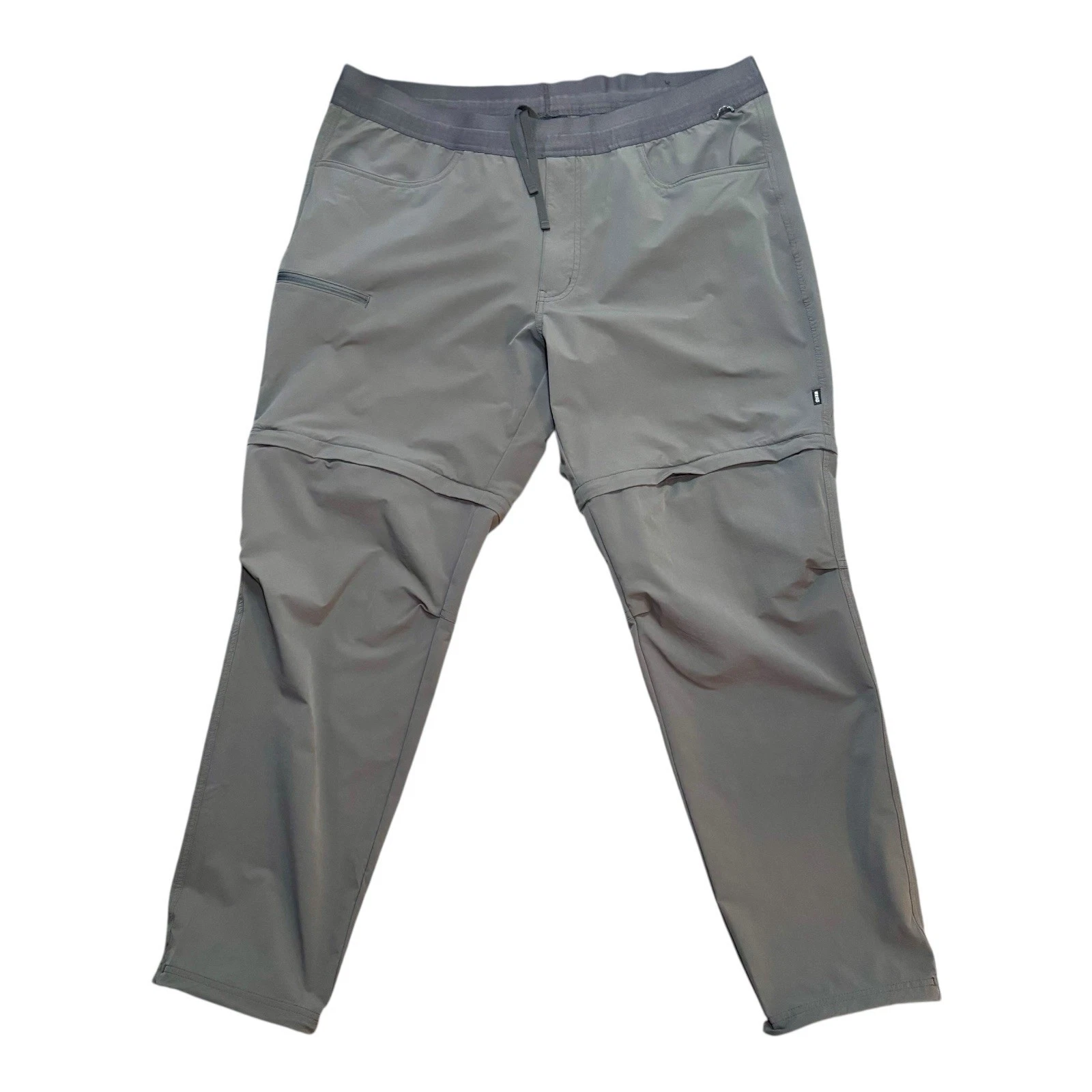 REI Convertible Cargo Pants Mountain Hiking Gray Fishing Mens XL x 30