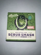 Dr. Squatch The Incredible Hulk Limited Edition Scrub Smash Men's Natural Soap