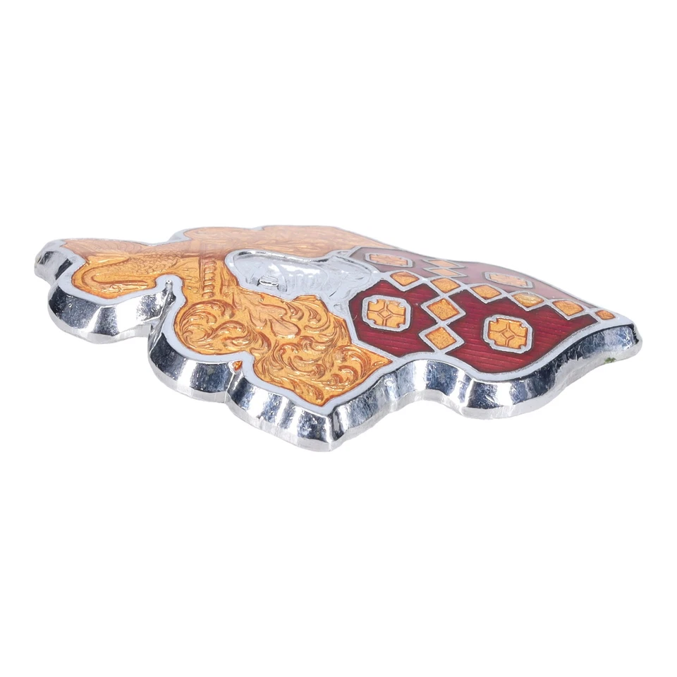 Emblema de rejilla de radiador Packard 1948-1950 TODO personalizado de lujo Super Eight RARO NOS Foto 3 de 4