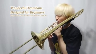 Eastar ETB-330 Bb Tenor Slide Trombone B Flat Brass Plated Student