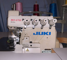 JUKI MO-6716S Industrial 5-Thread Overlock Sewing Machine Head - Nice