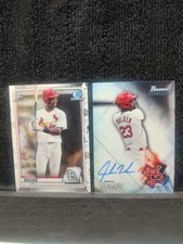 Jordan Walker SET. 2021 Auto And 2020 Bowman Chrome 1st.