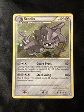 Pokemon Holo Rare Card : Steelix  24/95  ( Unleashed Set)