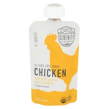 Pouch Chickpea Carrot 3.5 Oz(Case Of 6) By Serenity Kids