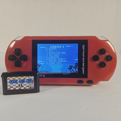 PXP3 Slim Station 16Bit Digital Pocket System MD-2700 Red  2.7  Works NO CHARGER