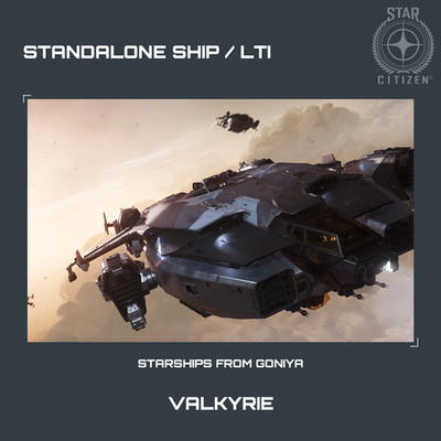 STAR CITIZEN - ANVIL VALKYRIE - LTI - CCU'd - (Lifetime Insurance)