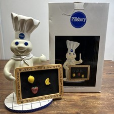 2004 The Pillsbury Doughboy Chalk Message Board Kitchen Baking Decor w/ Magnets