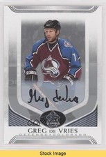 2020-21 SP Signature Edition Legends Silver Script Greg de Vries #243 READ o1h