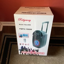 portable bt speaker Ridgeway with mic and con...
