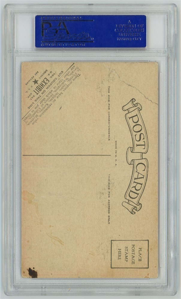1929 Exhibits Star Picture Stamps Babe Ruth & Jack Dempsey PSA 1 POOR POST CARD view 2