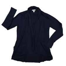 Athleta Pranayama Restore Wrap Cardigan Blue Sweater Women's size Medium 777944