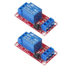 2pcs 24V 1 Channel Relay Module with Optocoupler Isolation Support 24 Volts