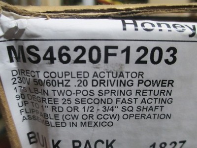 Honeywell MS4620F1203  Actuator NEW!