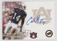 2005 Press Pass Auto Bronze Carlos Rogers Auto 0af