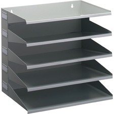 Sortierstation Stahlblech lichtgrau, RAL 7035 DURABLE Ordnungsbox Ablagebox Box 