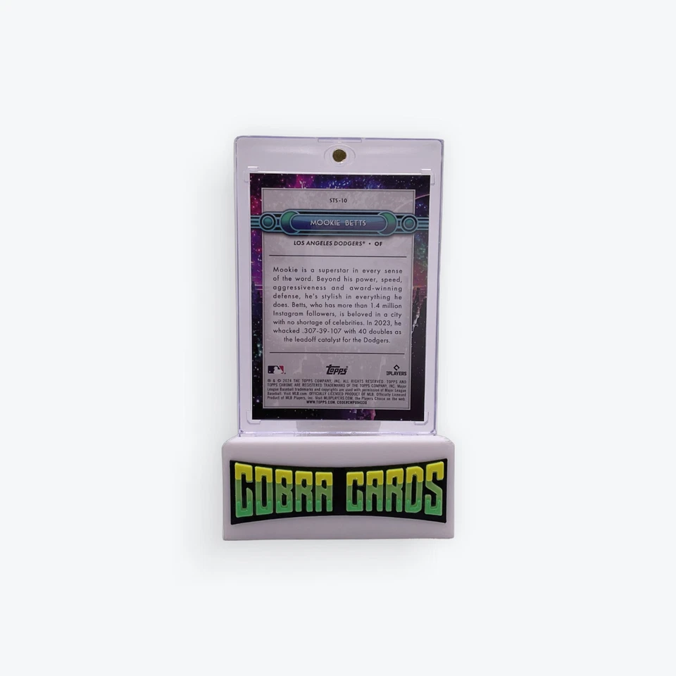 2024 Topps Chrome #STS-10 Mookie Betts Swinging for the Stars #07/10 - Image 2 of 2