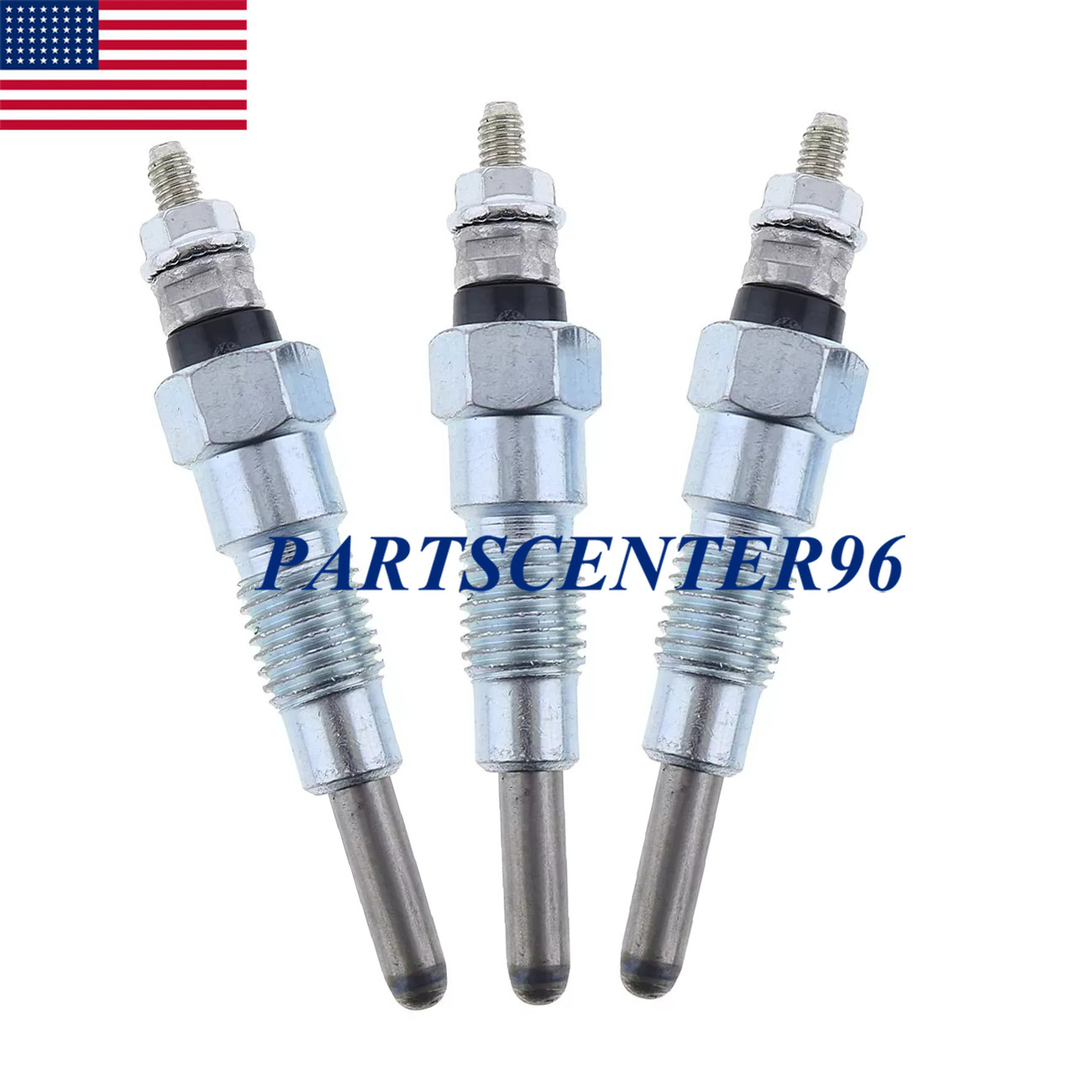 3 pcs/lot Glow Plug 15261-65510 for Bobcat Kubota V1100, D600, Z600, Z500 B2500D