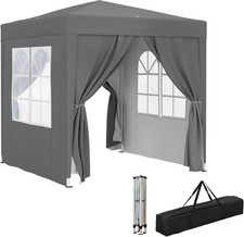 2 X 2 M Garden Pop up Gazebo, Wedding Party Tent Marquee, Water Resistant Awning