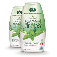 Sweetleaf Steviaclear Sweet Drops - Natural Stevia Liquid Sweetener, Squeezable