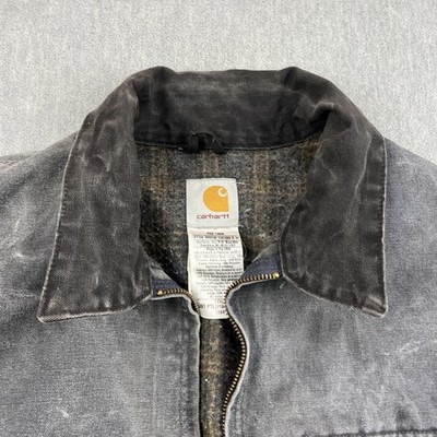 Vintage Carhartt Detroit Jacket Mens XXL J97 PTL Lightning Bolt