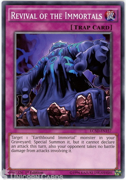 LC5D-EN157 Revival of the Immortals 1st Edition Mint YuGiOh Card