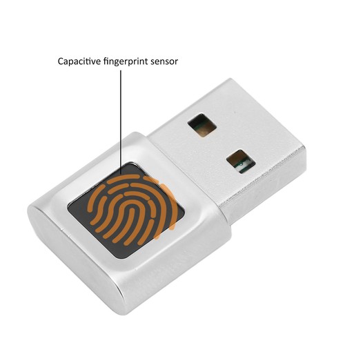 Fast Matching USB Fingerprint Scanner 360° Touch for Win 10/11 Laptops - Picture 20 of 20