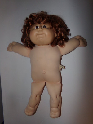 CABBAGE PATCH KIDS PUPPE COLECO CORNSILK REDHEAD Shirly Temple Curls