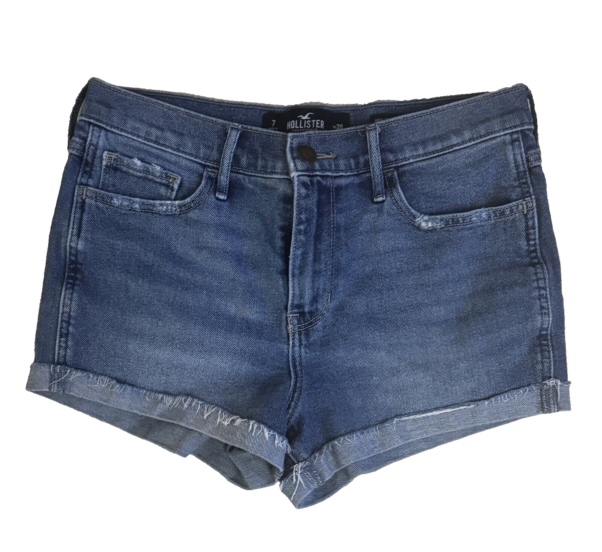 Hollister Vintage Stretch Shorts Ultra High Rise Mom Shorts