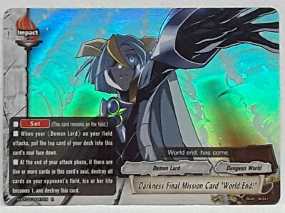 Future Card Buddyfight Darkness Final Mission Card World End H