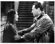 THE WORLD OF SUZIE WONG 8x10 rain still NANCY KWAN & WILLIAM HOLDEN -- n242