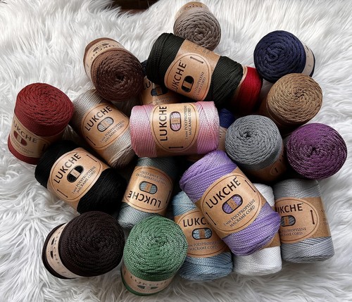 3mm Premium Polyester Macrame Cord 147 Yards 8.82 Oz 100% Polypropylene Macra... - Picture 5 of 8