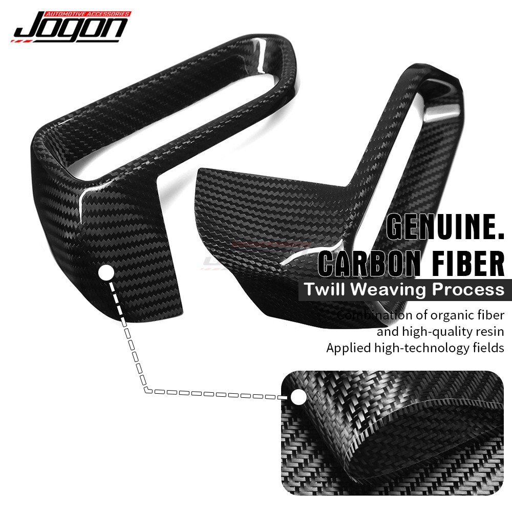 Dry Carbon Dash Air Vent Cover For Lotus Emira Coupe V6 2022-2024 AC Outlet Trim