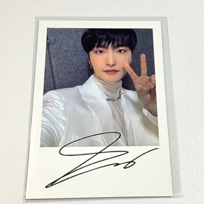 ATEEZ サイン入り KCON（値下げします） ATEEZ KCON JAPAN 2023 Roulette-winning Limited Official Polaroid