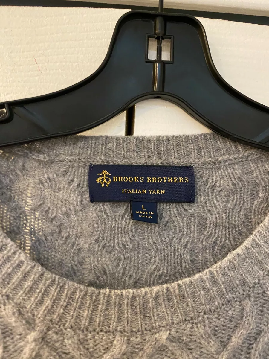 Brooks brothers hotsell patchwork crewneck sweater