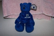 1998 Limited Treasures Premium Pro Bear Plush - Deion Sanders Dallas Cowboys 21