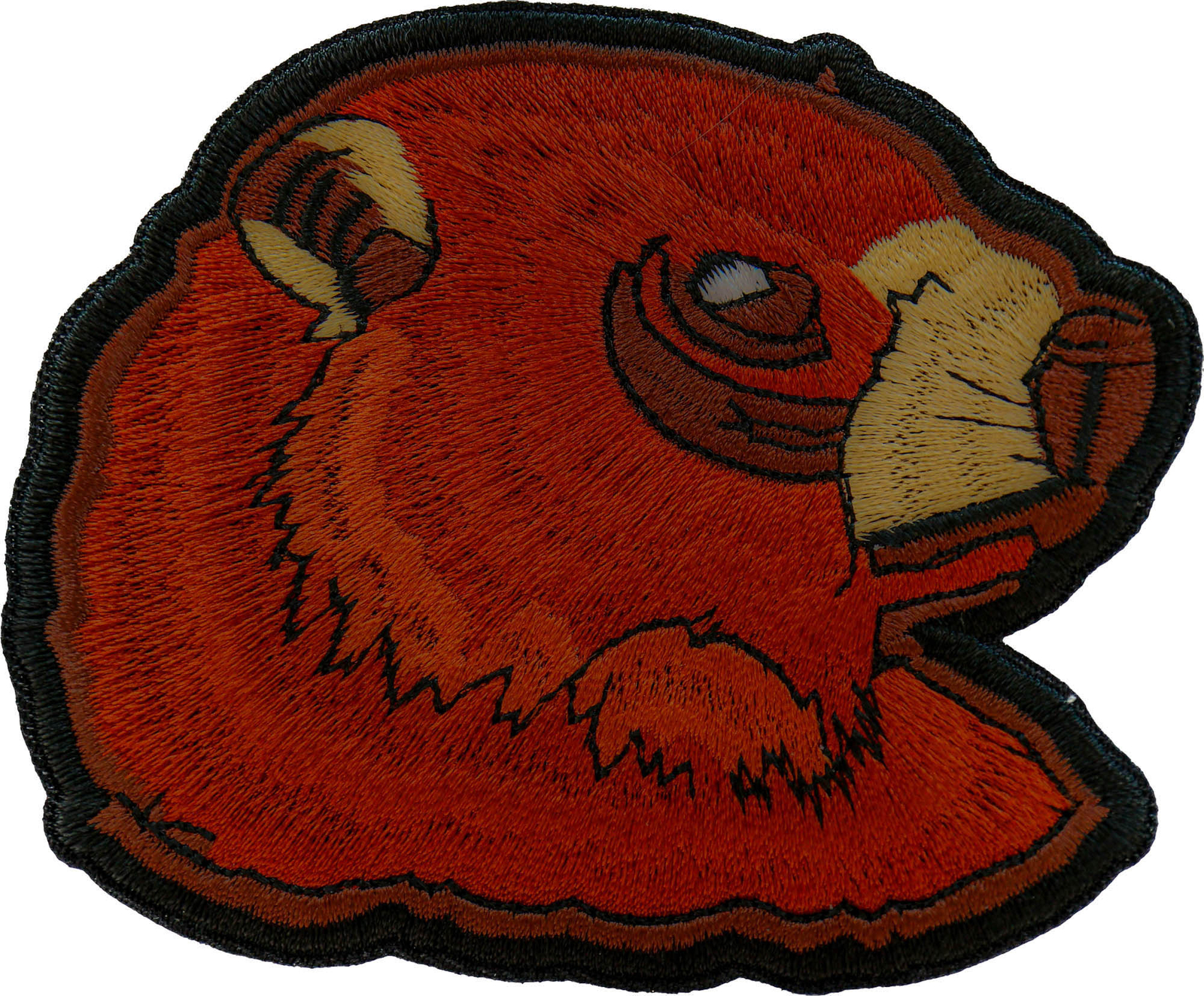 Beaver Iron on Patch - 3.5x3 inch - P7308