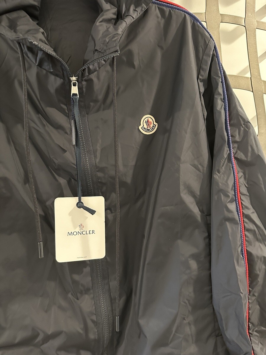 NEW Authentic Moncler Hattab Logo-Appliquéd Shell Hooded NEW Authentic Moncler Hattab Logo-Appliquéd Shell Hooded