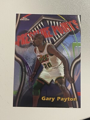 #ad 1997 98 Topps Chrome Season#x27;s Best #SB1 Gary Payton Pressure Points Sonics $3.49