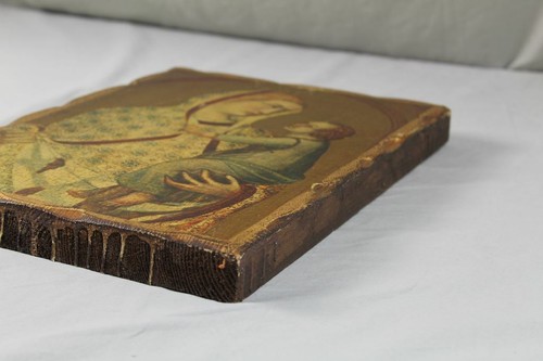 Ikone - Mutter Gottes + Jesuskind auf Arm - Repro von byzantinischem Motiv /S17 - Bild 2 von 12