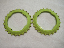 2 John Deere Lustran Corn Planter Plates B-12*24 Light Green-Used Good Condition