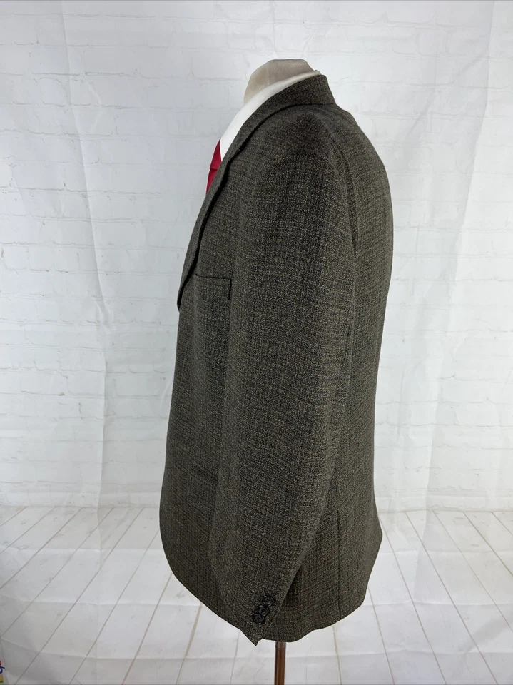 Blazer Otoño/Invierno Givenchy Para Hombre Marrón/Gris Lana a Cuadros 44S $1,879 Foto 4 de 4