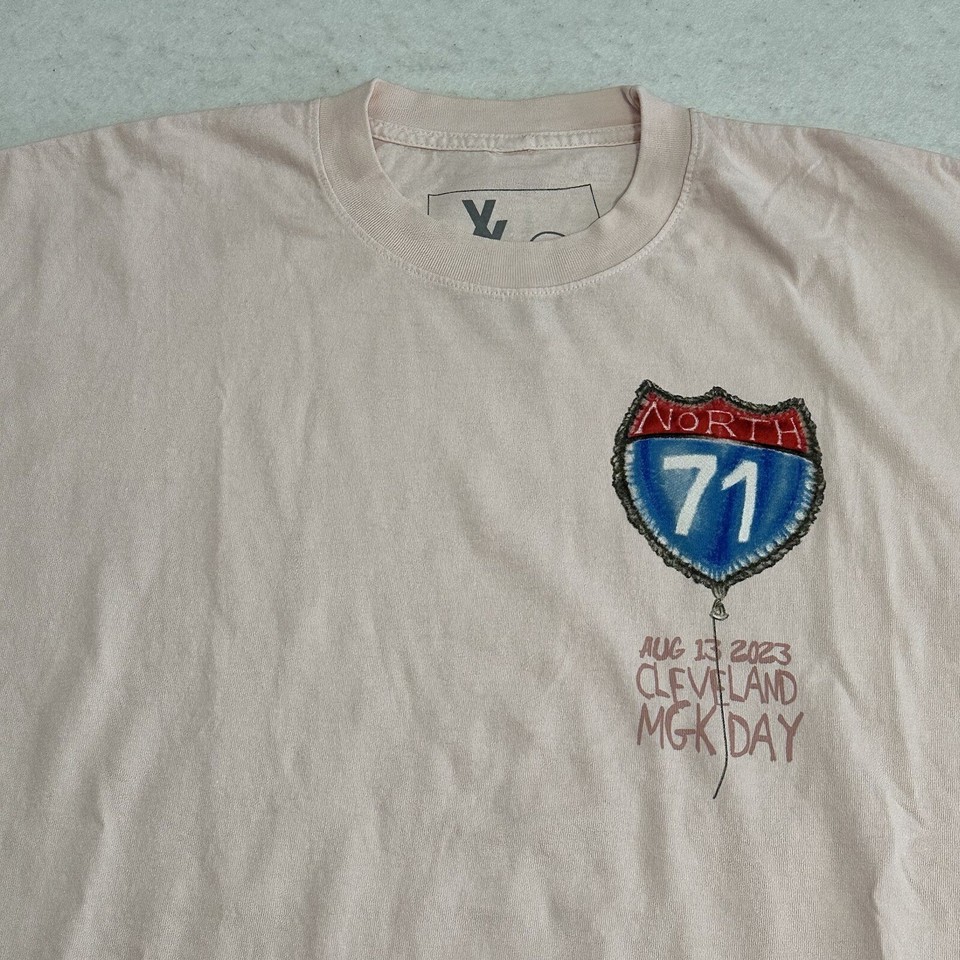 Machine Gun Kelly MGK Day 2023 Tickets Downfall Tour TShirt Oversized