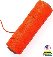 250FT Mason Line Nylon String Line 18 Braided Twine String for Outdoor Garden
