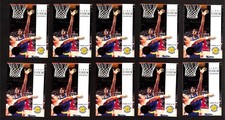 1993-94 Skybox Premium #227 Chris Webber Rookie 10ct Basketball Card Lot 1103N