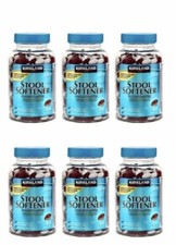 Kirkland Signature Stool Softener 100 mg, 400 Softgels Docusate Sodium 6 Packs