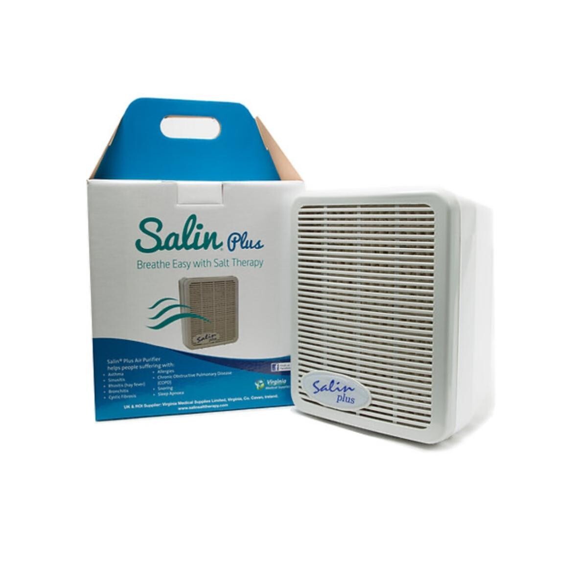 Salzlösung Plus Salztherapie Luftreiniger für Asthma, COPD Atemwegserkrankungen