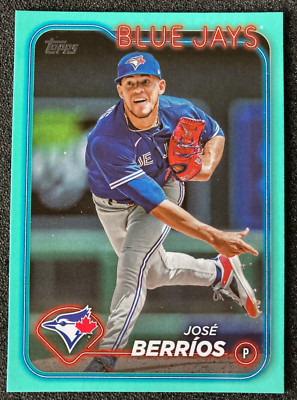 2024 Topps Series 1 Jose Berrios Aqua Parallel SP #272 Fanatics Exclusive